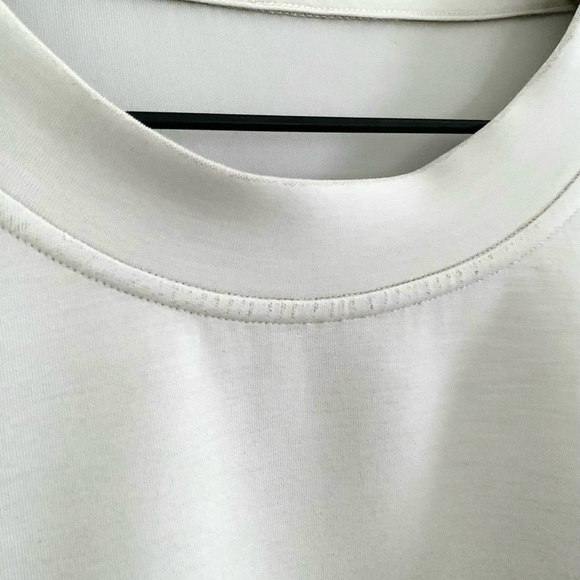 Lululemon Softstreme Perfectly Oversized Cropped Crew Long Sleeve White Opal 6 - Picture 5 of 15